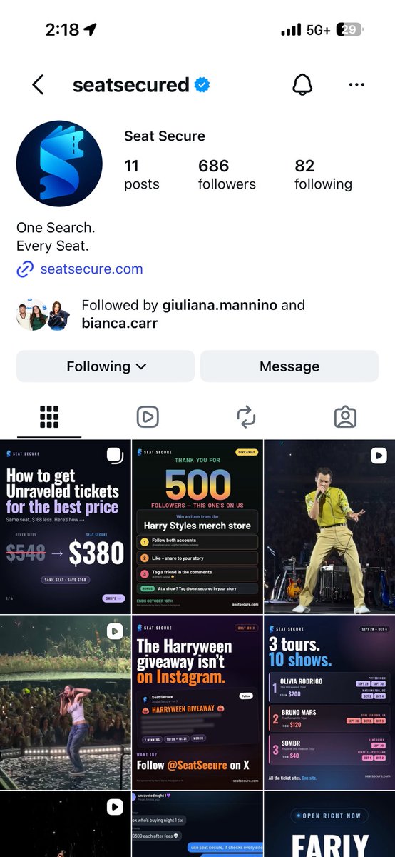 dominique_gemma's tweet photo. @SeatSecure @concertleaks Done !! https://t.co/JQoGDMDxWf