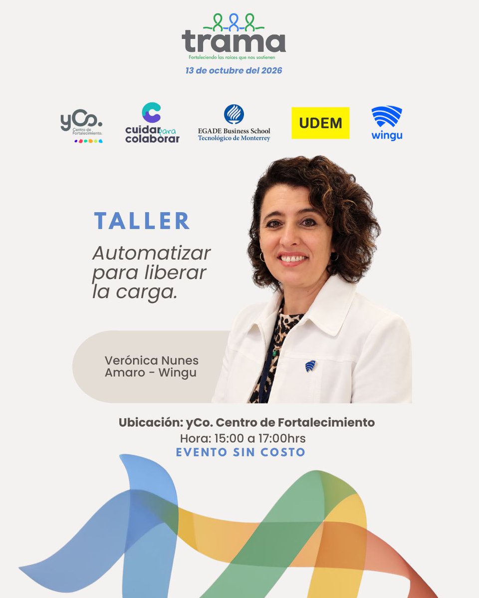desdewingu's tweet photo. Muchas OSC dedican buena parte de la semana a tareas que se repiten: planillas, recordatorios, reportes, mensajes de seguimiento. El 13 de octubre, Verónica Nunes Amaro, dará el taller "Automatizar para liberar la carga" en TRAMA, #Monterrey.

🧵👇🏽 https://t.co/lUsSdRpESy