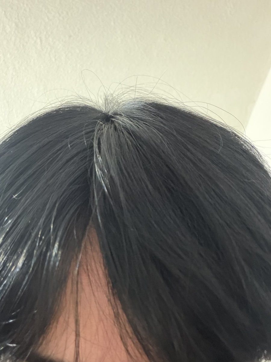 jajavierxdd's tweet photo. Mi pelo parece peluca de shein wtf https://t.co/5aQCYqzsSX