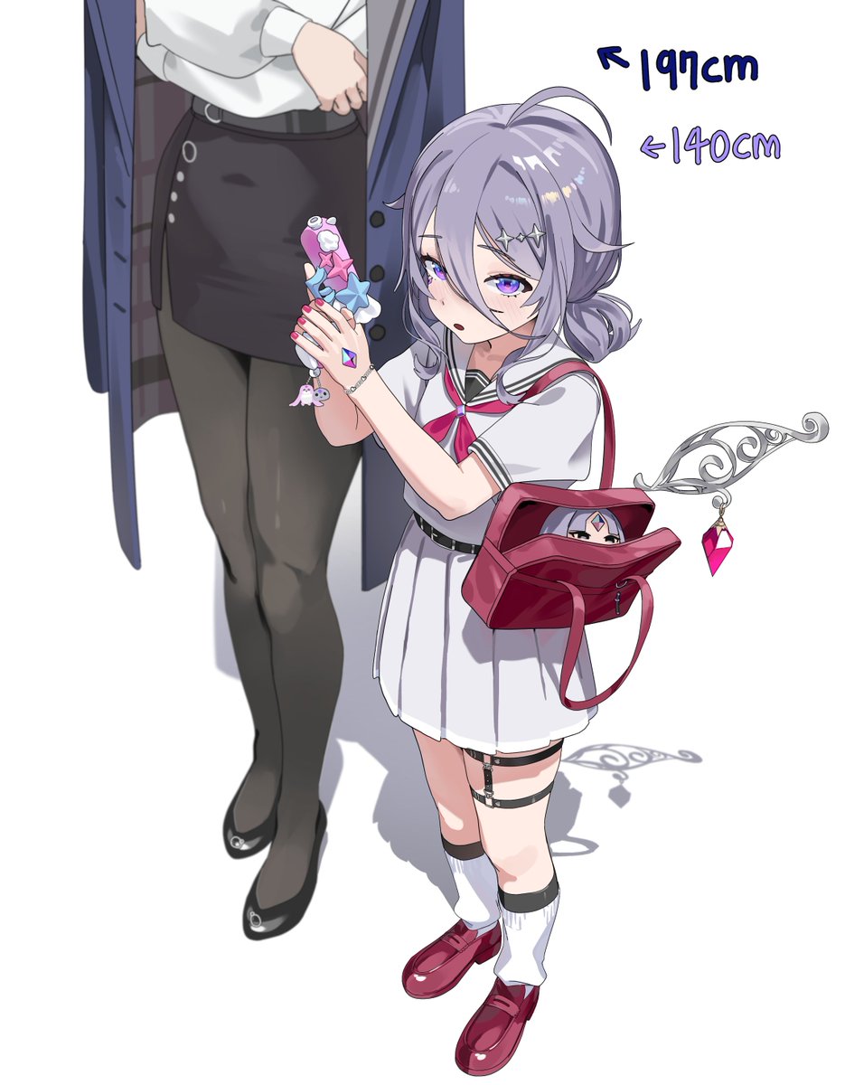 gurumie1229's tweet photo. Biboo in canon accurate height😭💜 https://t.co/zeclNdkUWp
