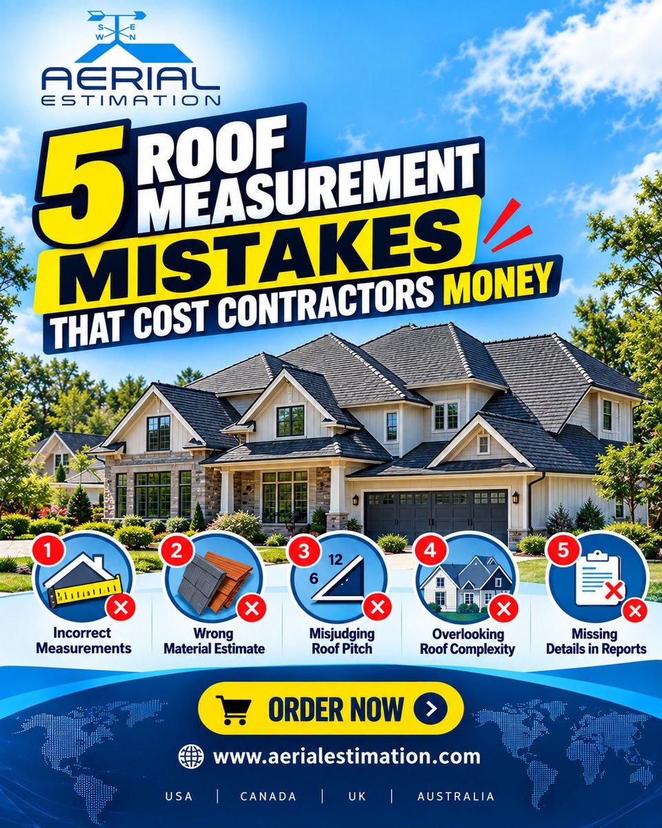 AEstimation's tweet photo. Avoid costly roofing errors with accurate roof measurements, material estimates, roof pitch calculations, and detailed roof reports. 
#RoofMeasurement #RoofEstimating #RoofingContractors #RoofingIndustry #RoofingBusiness #ConstructionIndustry https://t.co/S87X9yNGts