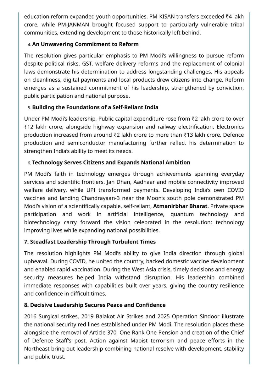 DrSJaishankar's tweet photo. Under PM @narendramodi’s leadership, the Union Cabinet has today approved:

✅ Creation of the Integrated Transport And Logistics Authority, bringing roads, railways, ports, aviation, waterways & urban mobility under one integrated planning framework, backed by a unified transport data repository.

✅ Setting up of the SME Growth Fund with a Rs 10,000 crore commitment, providing long-term equity capital to growth-ready SMEs and supporting enterprises across Tier-II & Tier-III industrial clusters.

A resolution was also passed, congratulating PM @narendramodi on completing 25 years of unbroken leadership as Head of Government, and celebrating this journey marked by #NationFirst & #CitizenFirst.

#CabinetDecisions