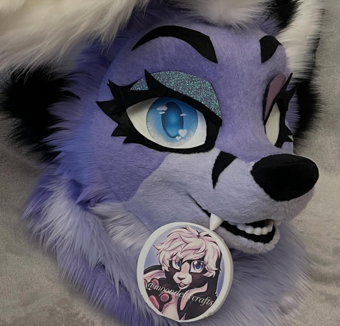 moondeitycrafts's tweet photo. 💜 purple fox fursuit head and tail 💜
.
.
.
#fursuit #fursona #fursuitmaker #commissionopen https://t.co/AuXOP07ct1
