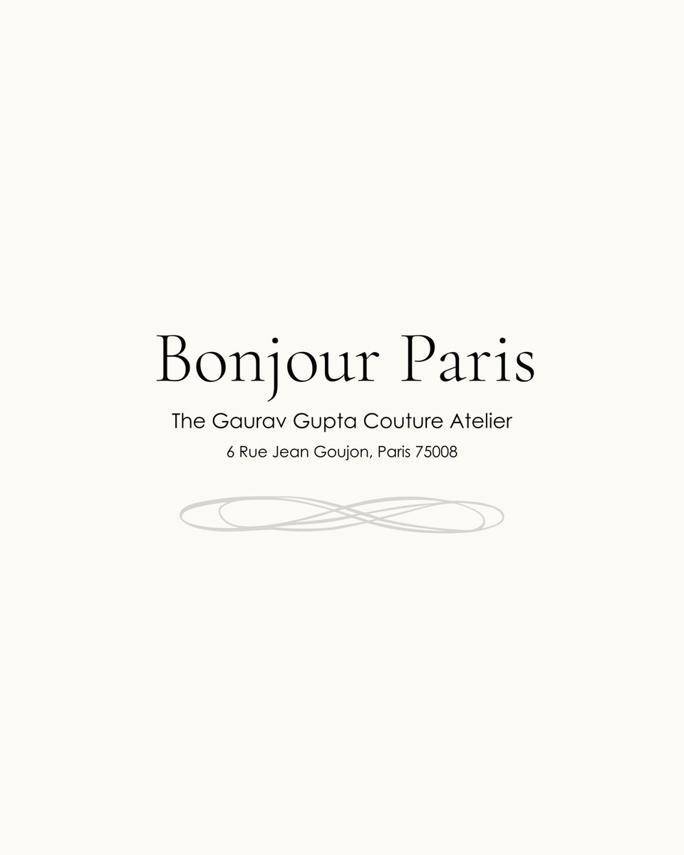 GG_Studio's tweet photo. Gaurav Gupta Couture 
6 Rue Jean Goujon Paris 75008

“Paris has been a dream of mine for a very long time. After years of presenting during Paris Haute Couture Week, we are opening the doors to our first permanent home in the city.”

Now open for Appointments. 
+33 7 82 29 02 18 https://t.co/YbeVU7xu63