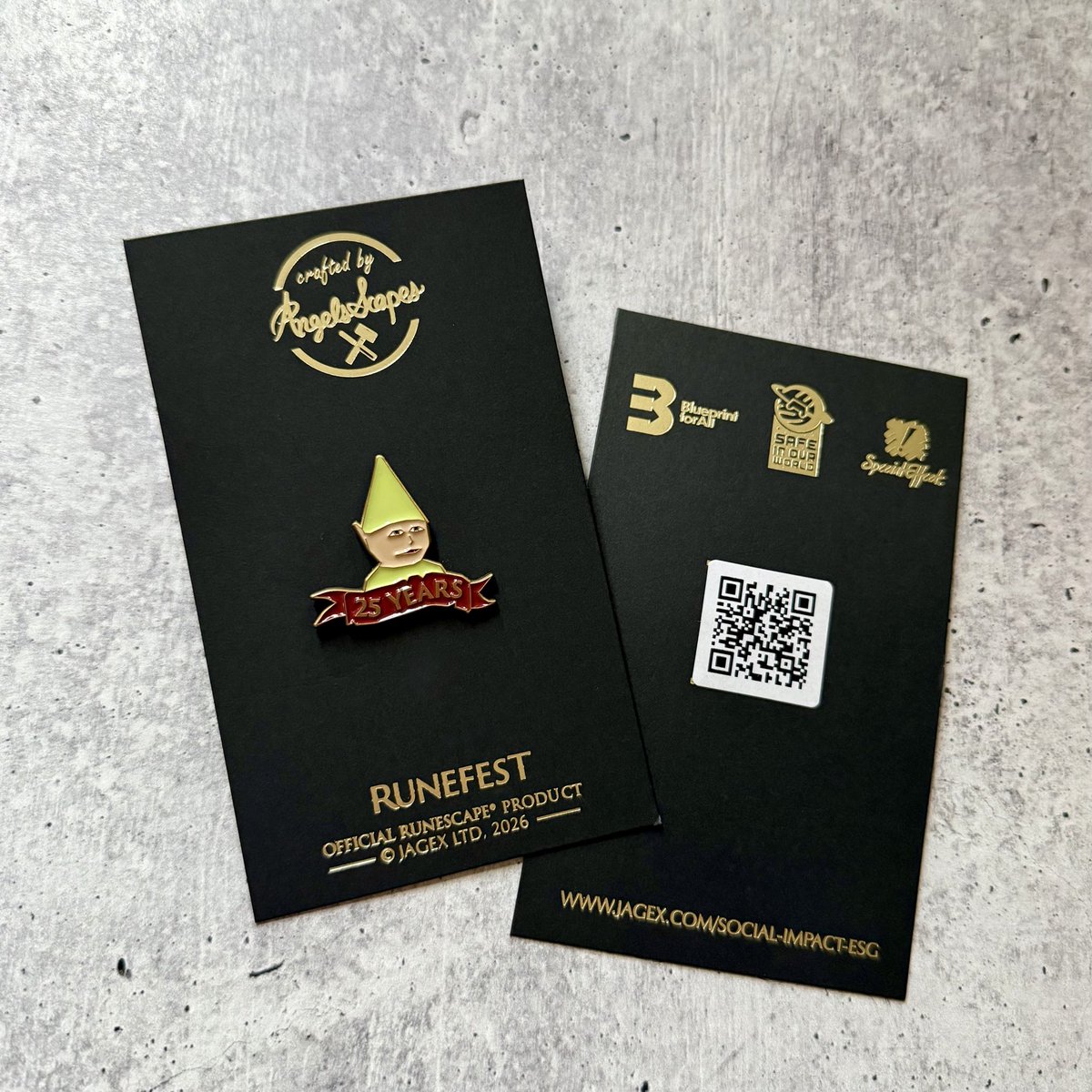 AngelsScapes's tweet photo. if you’re looking to get a Gnome Child 25 Years pin, one of the charity booths has put multiple up for sale with all the proceeds going to charity!

also just so everyone knows, there were 6500 of these! they are far from super limited LE. I made these to help the charities get donations and I’d love if that was honored. 

if you’d like one, please purchase from a seller supporting the charities!

https://t.co/H00VYheXK4