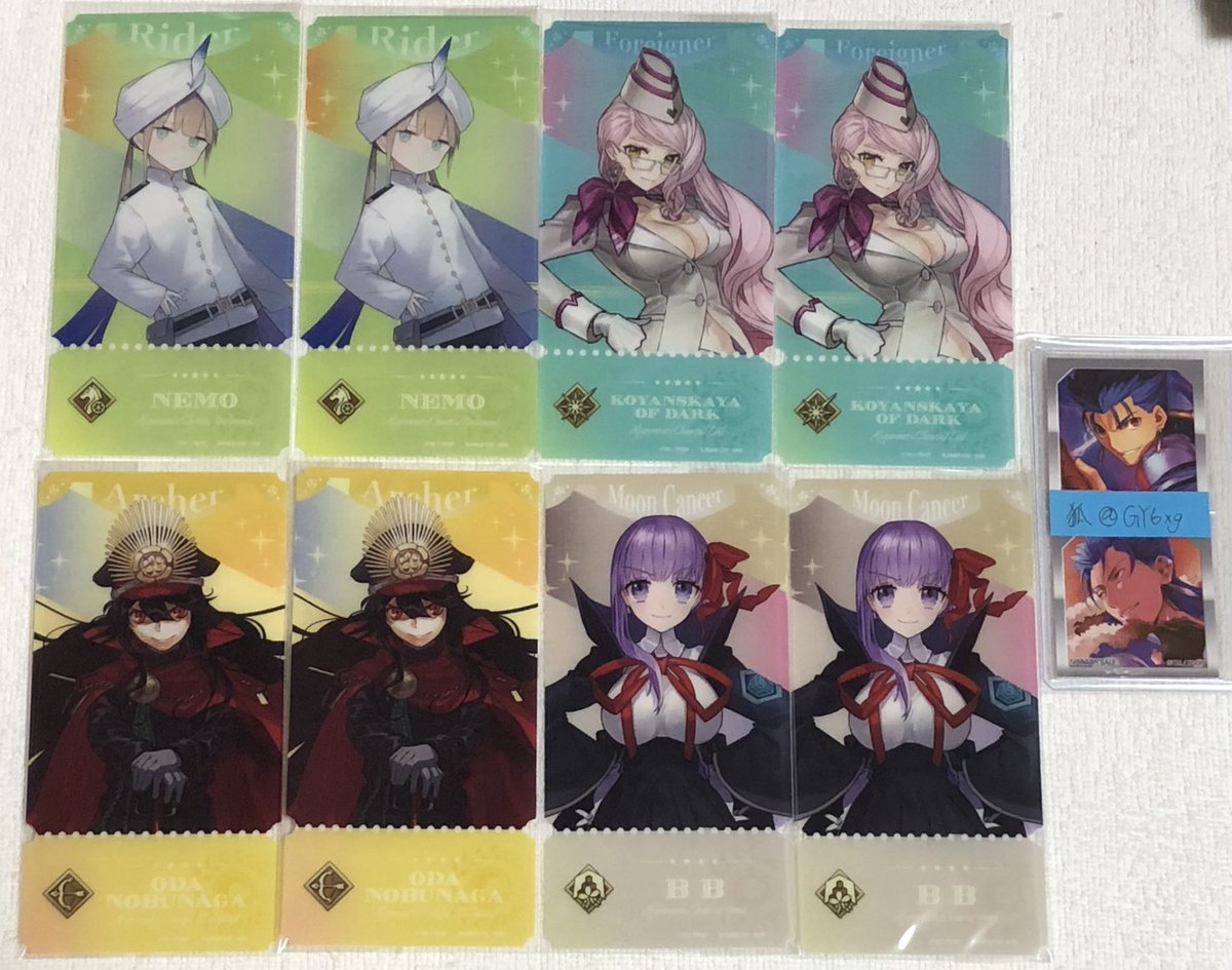 GY6xg's tweet photo. 【交換・譲渡】 FGO チケットライクコレクション

【譲】画像1.2枚目
カドック、オベロン、巌窟王、ジャンヌオルタ、道満、モルガン、シャルルマーニュ、アルキャス…他

【求】画像3枚目or 110円/枚
条件は画像4枚目

・高杉>村正含む交換のみ
・譲渡はPayPay、ゆうちょ銀行のみ対応 https://t.co/bGlNUgSEJ5