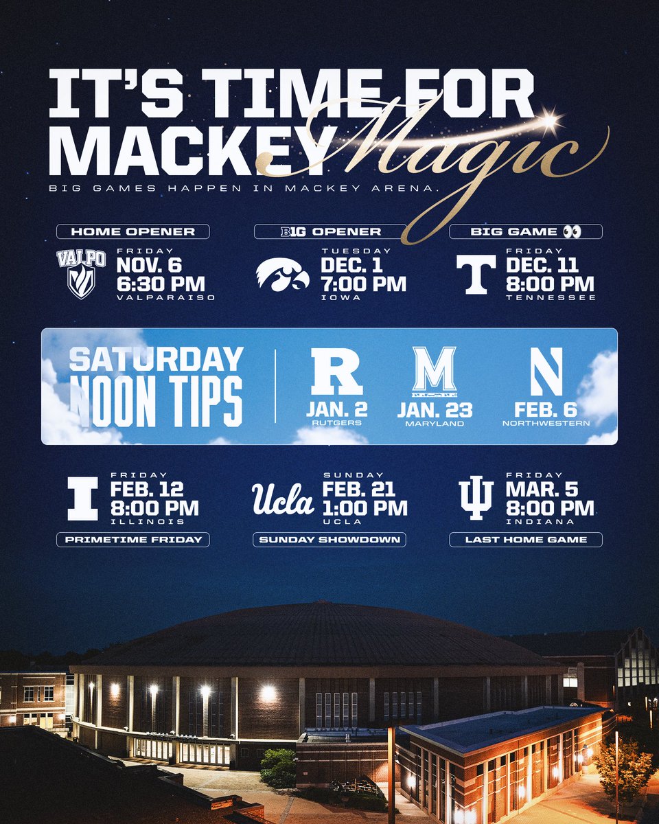 BoilerBall's tweet photo. ⏰ &amp; 📺 Times and TV announced.

📆 &amp; 📲 Calendar and wallpaper for your phone.

🗓️ Complete Schedule: https://t.co/7wJHAq43UF https://t.co/VcIhemLsMe