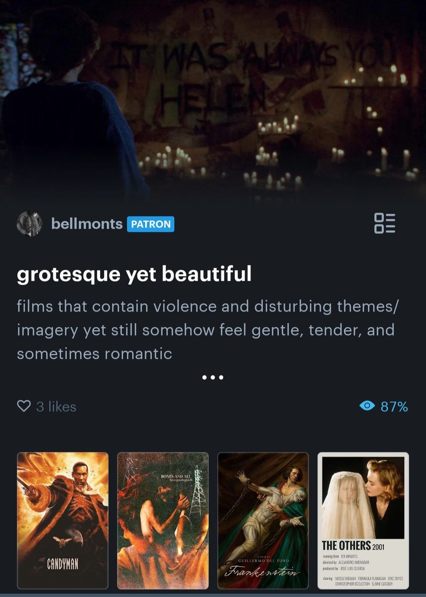belllmonts's tweet photo. taking recommendations for this list because i need more of my fave horror niche 🫀 https://t.co/mqRB8bbKjN