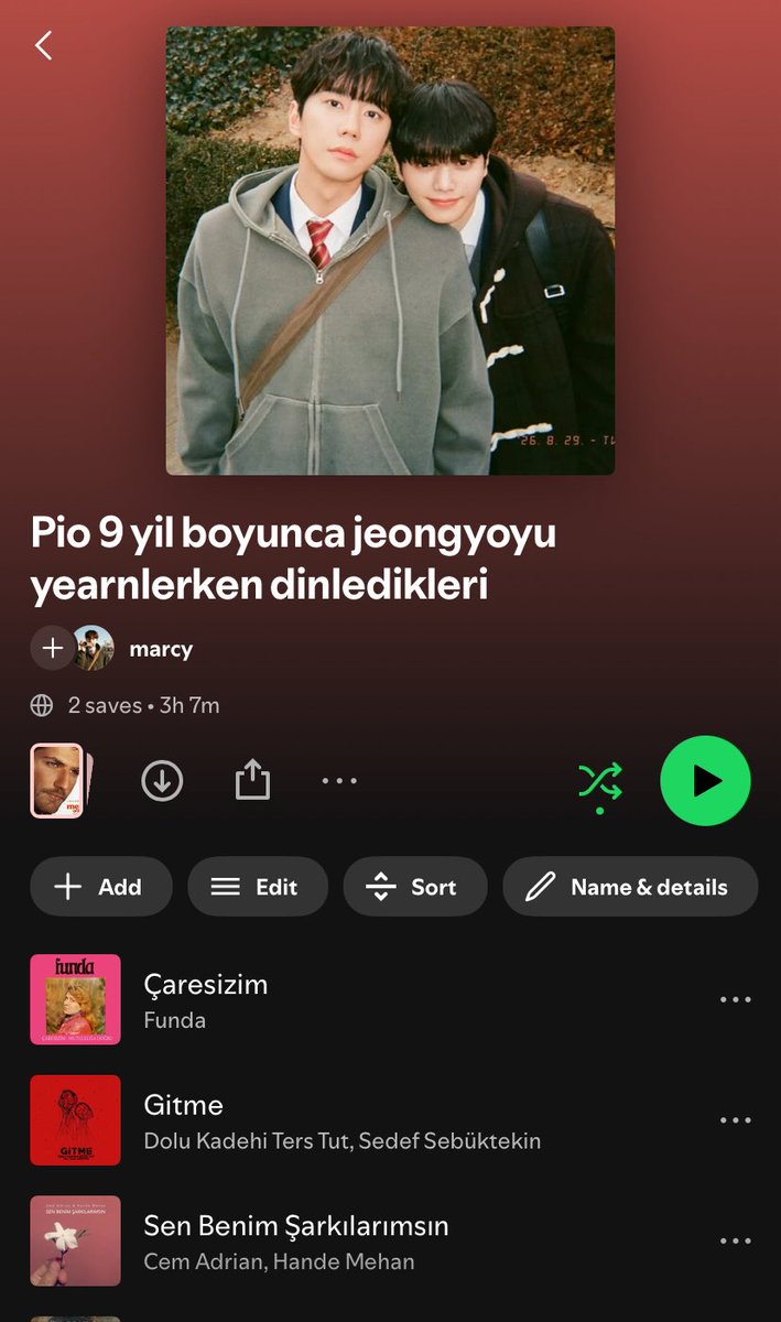 loeyodangel's tweet photo. Four hands bitince napicagimi bilemedim playlist yaptim bi bes on yil daha yasicsm onlari https://t.co/0Q8oOitUqg