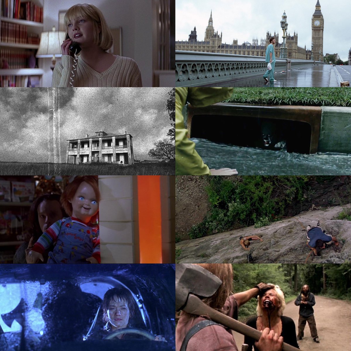 slshrs's tweet photo. aberturas icônicas de filmes de terror https://t.co/qOwBOtszpe