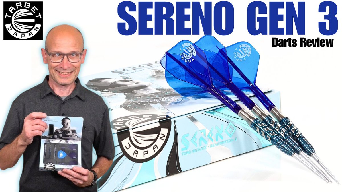 DartsReviewChan's tweet photo. Another set reviewed from @TargetDartsJP @TargetDarts these are the SERENO GEN 3:

Lets Check Em Out! 
https://t.co/It2h4WSElj

Happy Darting! :)

#darts #targetdarts #dartsreviewchannel https://t.co/B0tt9XMKfL