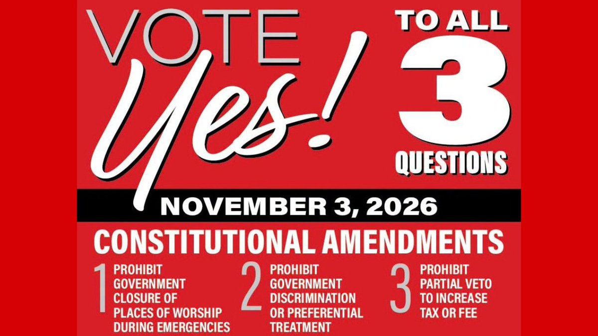 wisconsin_now's tweet photo. Vote YES on All Three Wisconsin Constitutional Amendments on Nov. 3
https://t.co/t5b3D5y5UH https://t.co/Ky9gZxIrhZ