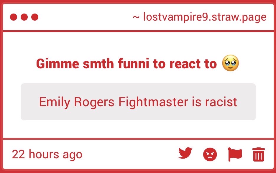 lost_vampire9's tweet photo. Idk who tf that is but uh that’s sucks racism is bad if you couldn’t figure that out yourself https://t.co/YfHokTjXKF