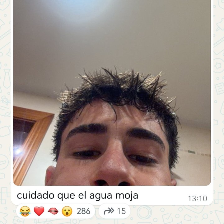 GToledano_Info's tweet photo. "cuidado que el agua moja" —  Guille vía su canal de whatsapp. 🧐 https://t.co/CUxKV7BMA5