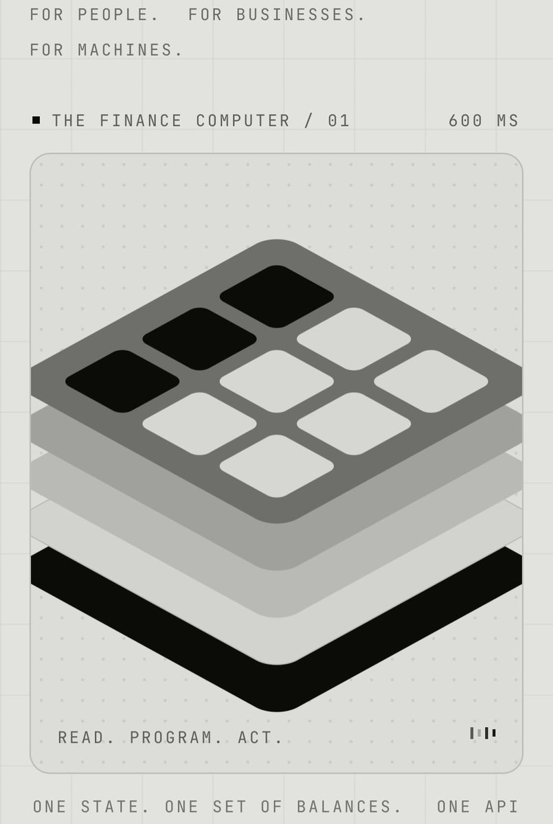 XBoboc's tweet photo. 🪙 @FinanceCompute on @MultiversX unifies @xMoney_com (EMI/VASP), @xPortalApp , and #Supernova on the canonical $EGLD ledger into a single state machine: an API for accounts, cards, payments, and ramps, spanning from intent to settlement in 600 ms.
https://t.co/djTlB2r9z7 https://t.co/vvF33HSFYs