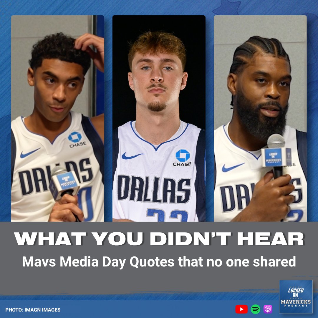 LockedOnMavs's tweet photo. Dallas Mavericks quotes you (probably) didn't hear from Mavs Media Day https://t.co/mRulDwyYA1