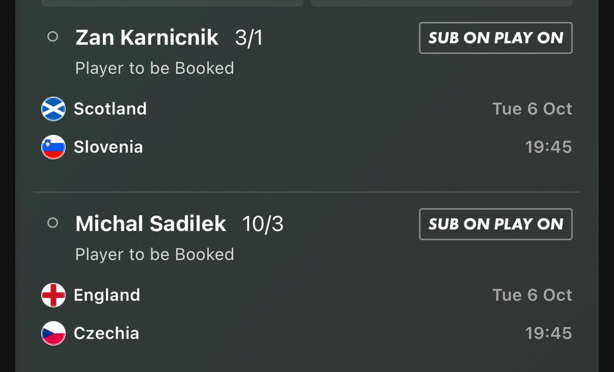 DancingTipster's tweet photo. Tonight’s Card Bets 🟨 

3/1, 16/1 , 60/1 🔥

#cardbets #bets https://t.co/8QcUcbb8Vj