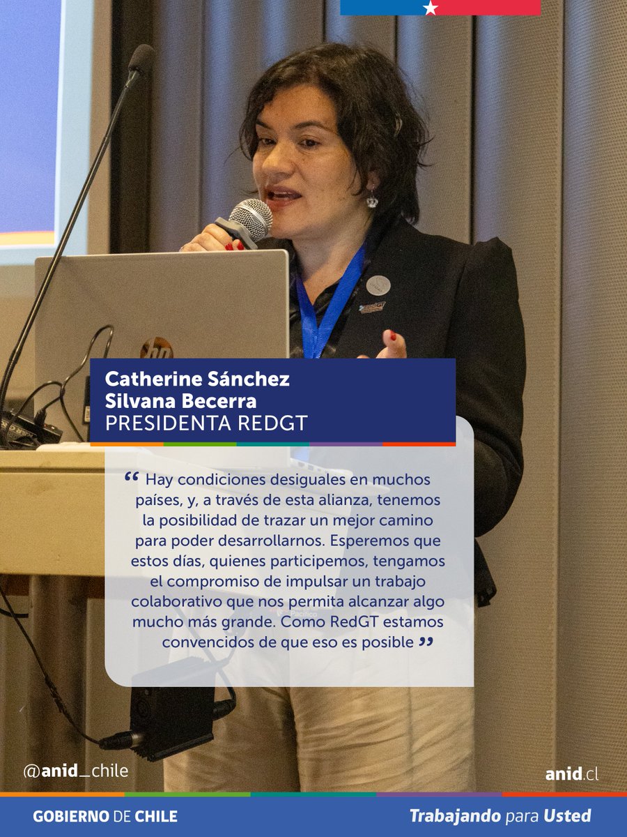 ANID_Chile's tweet photo. @ANID_Chile, a través de su directora nacional, Alejandra Pizarro, fue parte del lanzamiento de este programa. Impulsado por RedGT, busca que diversos actores de sistema de ciencia, tecnología, conocimiento e innovación tengan un punto de encuentro, para intercambiar experiencias y trabajar en una hoja de ruta conjunto que permita, a cada país, fortalecer su gestión en transferencia tecnológica.