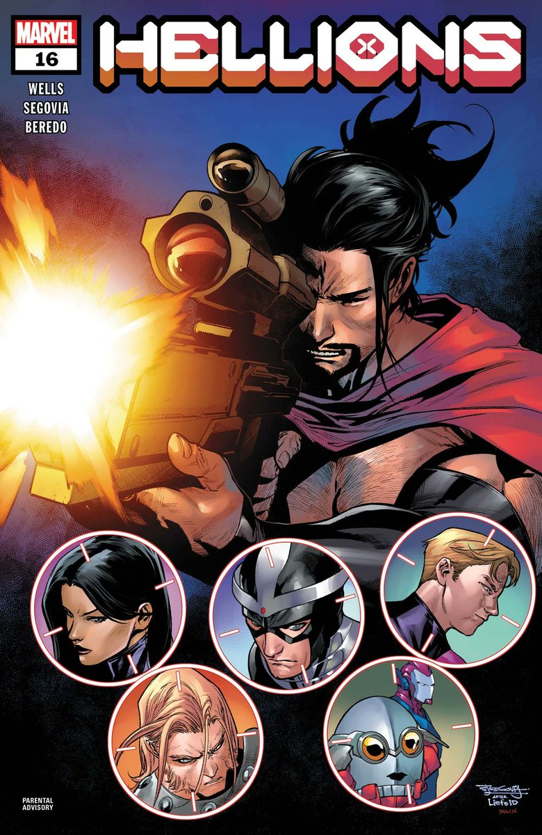 AustinGorton's tweet photo. 279 - Hellions #16 - 10/6/2021
I need more Nanny content, stat (yes, I know she's in Generation X-23; my point stands).
Cover by Stephen Segovia. Interiors by Zeb Wells & Segovia.
#XmenADay #XMen #XFactor40 #Hellions #Havok #WildChild https://t.co/ausblmOzes