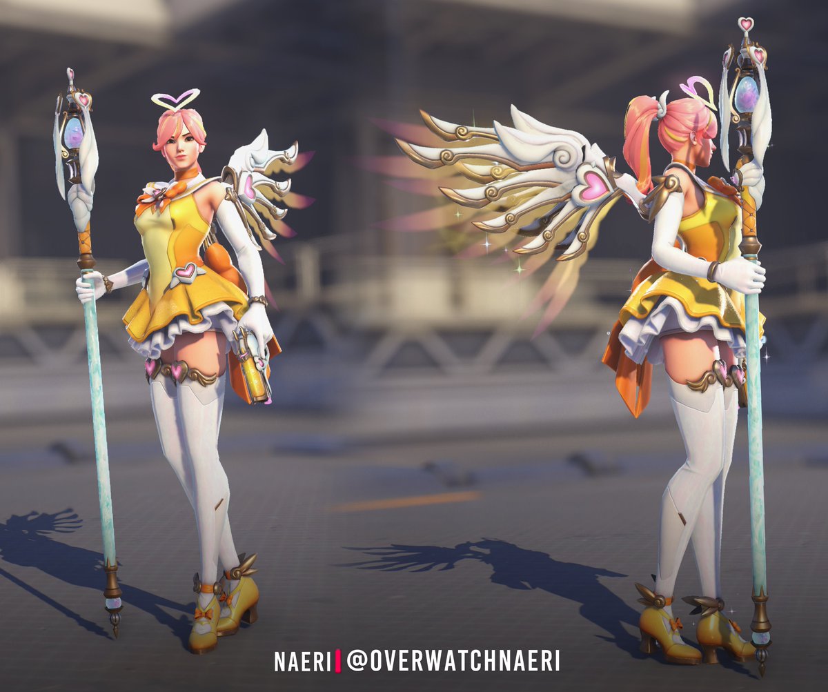 OverwatchNaeri's tweet photo. New #Overwatch Dokiwatch Mercy Heart Of Mercy Skin  🎀

The Dokiwatch 2.0 event starts on October 20 💖 https://t.co/xiFwDvus2P
