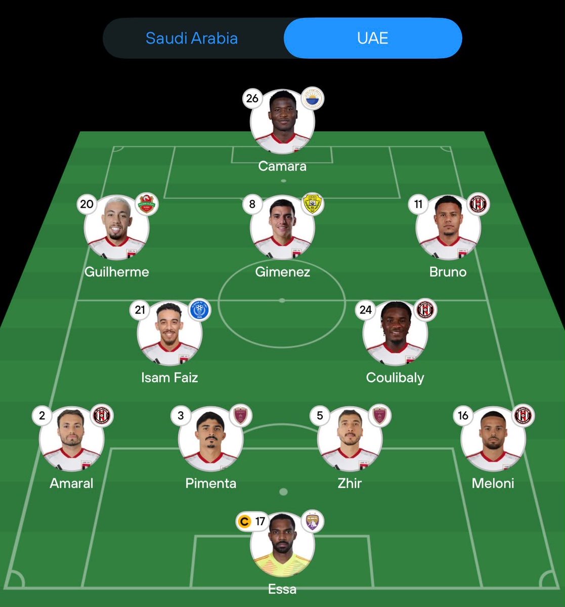 TheSaudiVigil's tweet photo. اين الامارات في الموضوع!!؟ 

منتخب القرية العالمية 😂😂

#السعودية_الإمارات https://t.co/mA2EEE4V4d