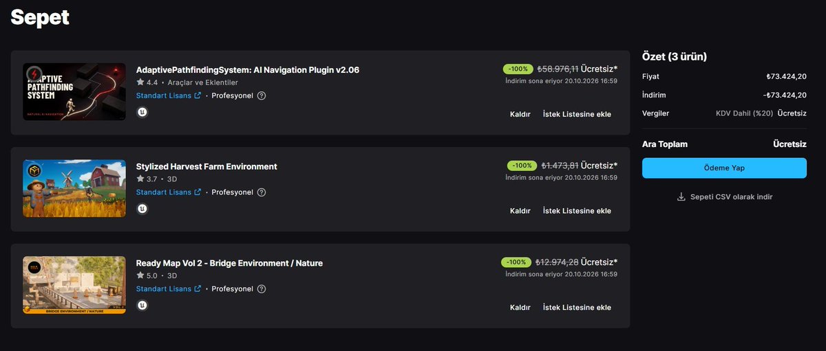 goygoyengine's tweet photo. Epic Games, yaklaşık 73 bin TL'lik Unreal Engine varlığını Fab'da ücretsiz yaptı. https://t.co/hCi1Q4o3iN