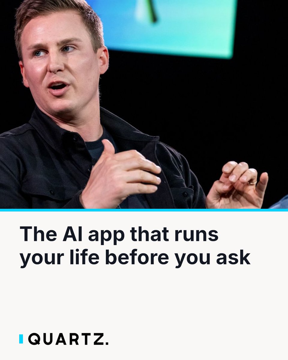 qz's tweet photo. The AI app that runs your life before you ask

Hark Pro wants to book your rides, pay your bills, and plan your trips before you even think to ask. Built on cloud infrastructure that runs 36 browsers simultaneously, it is

https://t.co/YHDUQ6Onbg

#HarkPro #ProactiveAI #AIStartup https://t.co/O5CKX3GaPD