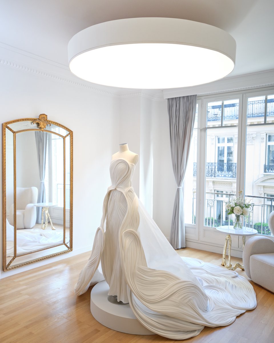 GG_Studio's tweet photo. Gaurav Gupta Couture 
6 Rue Jean Goujon Paris 75008

“Paris has been a dream of mine since I was a child. I grew up seeing Paris as the centre of fashion in the world, and somewhere I always imagined our work would one day belong. Over the last four years, we have had the privilege of presenting on the Paris Haute Couture calendar, returning season after season and building a relationship with the city through our work. Today, we have a permanent home in Paris.” 

Now open for Appointments. 
+33 7 82 29 02 18