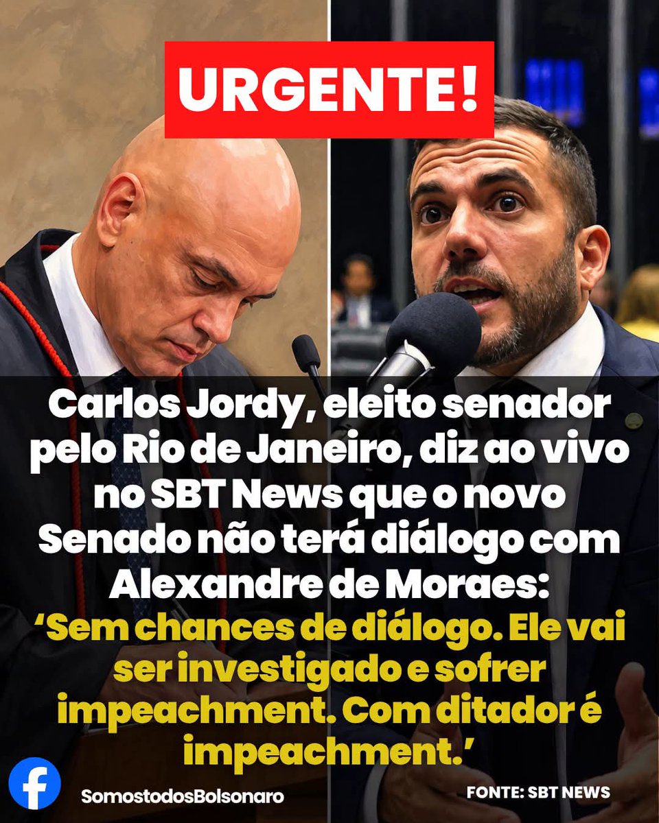 Barbosajozimar's tweet photo. URGENTE URGENTÍSSIMO ❓👁️👁️
SEM CHANCES DE DIÁLOGO ELE VAI SER INVESTIGADO E SOFRER IMPEACHMENT COM DITADOR É IMPEACHMENT ⁉️👁️👁️ https://t.co/wRgQGuFWHF