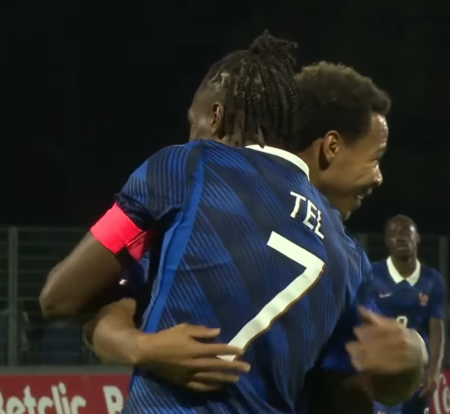 julian_thfc's tweet photo. 🚨MATHYS TEL WITH THE HATTRICK FOR U21 FRANCE 🇫🇷

Should he start against Manchester United? https://t.co/BSFwh8TYpH
