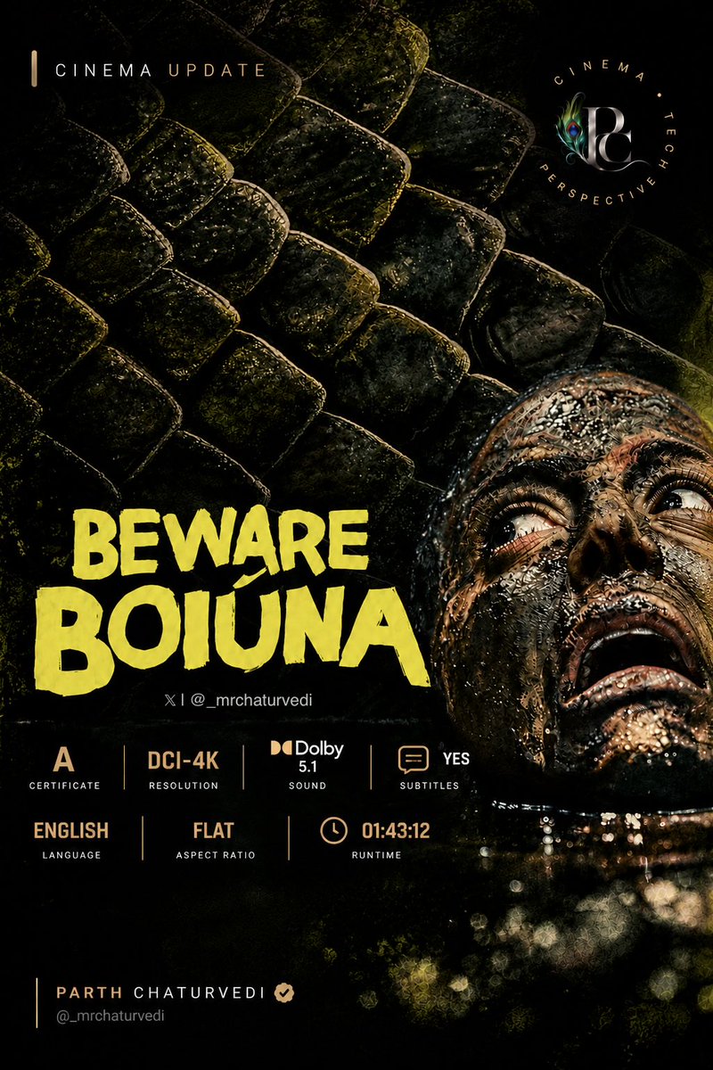 _mrchaturvedi's tweet photo. A medical mission deep in the Amazon rainforest becomes a desperate fight for survival when Boiúna, a colossal ancient predator, awakens and turns the jungle into a deadly hunting ground.
October 9th - in cinemas near you!
#BewareBoiuna | #DCPWithParth https://t.co/Z4gQbRVhmN