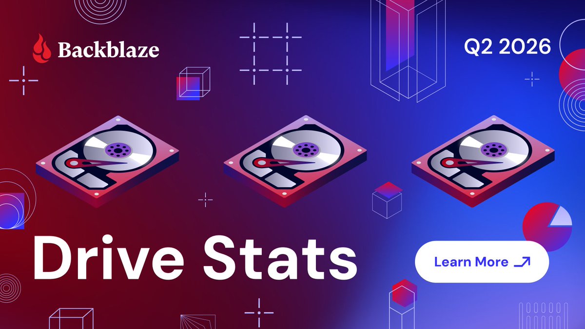 backblaze's tweet photo. The quarterly AFR jumped to 1.73%. Our lifetime AFR moved 0.02 points.
Same drives. Same quarter. That's the difference between "a number swung" and "something actually changed" — and why lifetime AFR is the one to trust. https://t.co/MkDUMroiS7