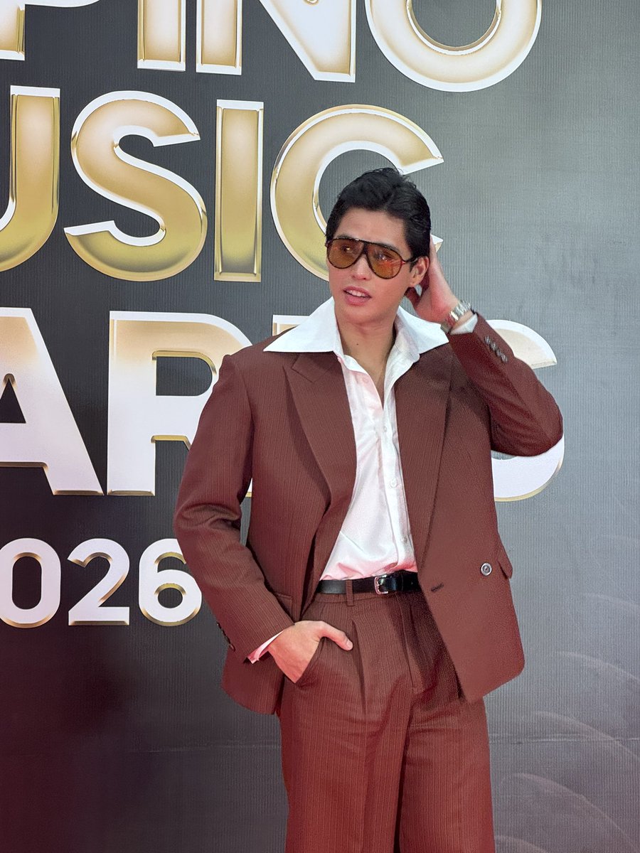 MSLifeAndShow's tweet photo. #MSShowbiz | Kyle Echarri at the red carpet of Filipino Music Awards 2026 https://t.co/kjKSMSHdsB