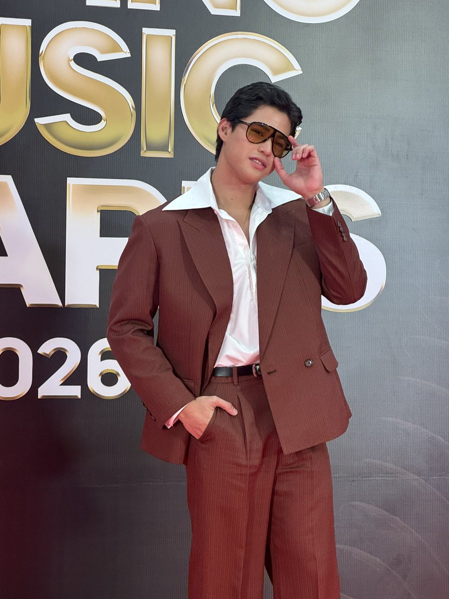 MSLifeAndShow's tweet photo. #MSShowbiz | Kyle Echarri at the red carpet of Filipino Music Awards 2026 https://t.co/kjKSMSHdsB