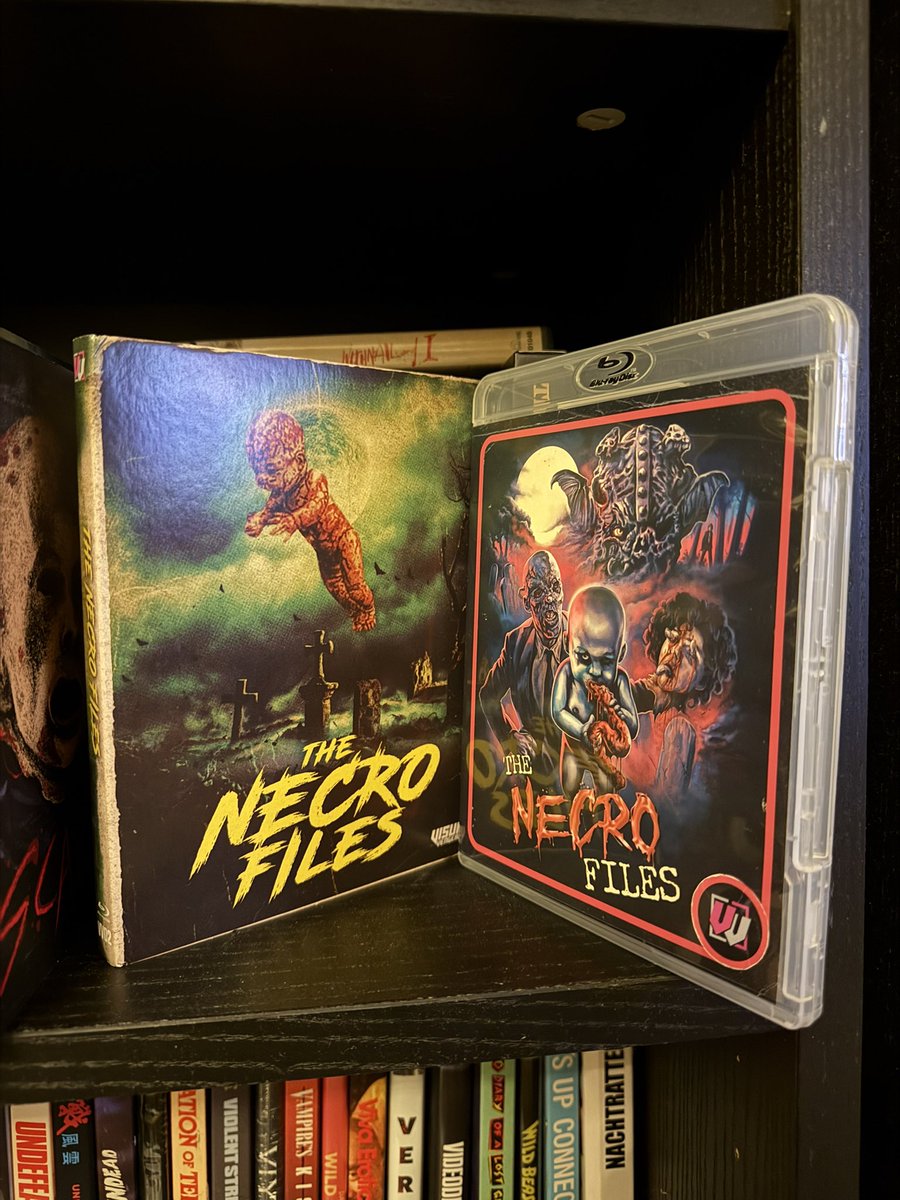 BumLonq's tweet photo. The necro files is a good argument for physical media, you even get a condom with it https://t.co/HkxiXWsJv8