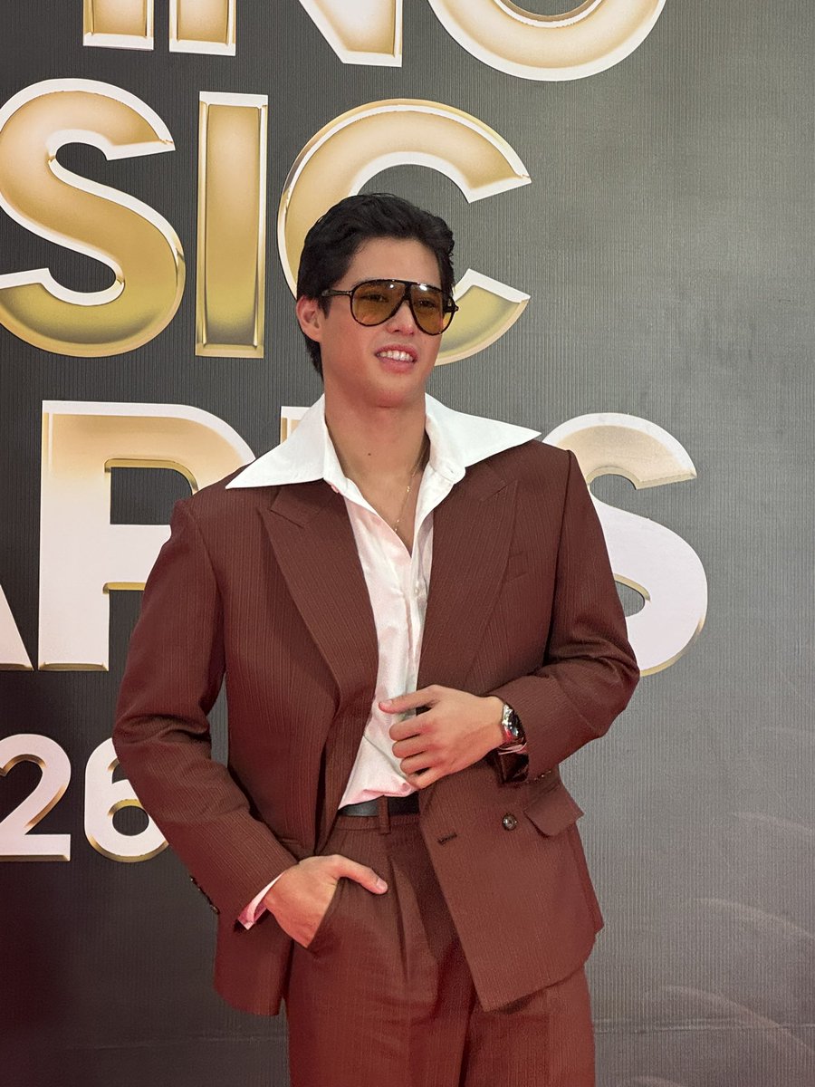 MSLifeAndShow's tweet photo. #MSShowbiz | Kyle Echarri at the red carpet of Filipino Music Awards 2026 https://t.co/kjKSMSHdsB