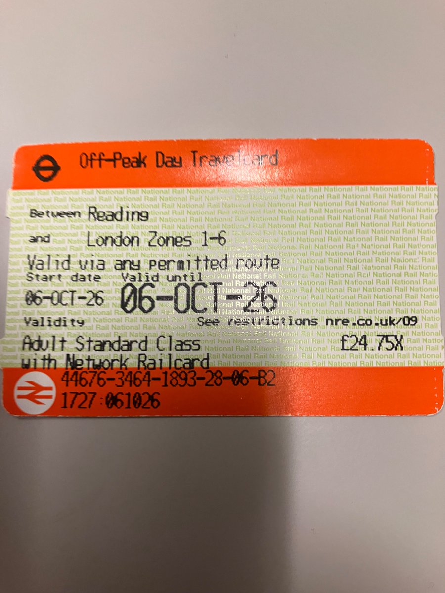 Philoo7a's tweet photo. @GWRHelp please advise restrictions on this ticket. I understood that it barred travel on trains leaving Paddington before 19.00? https://t.co/fx3J2Cj9Rn