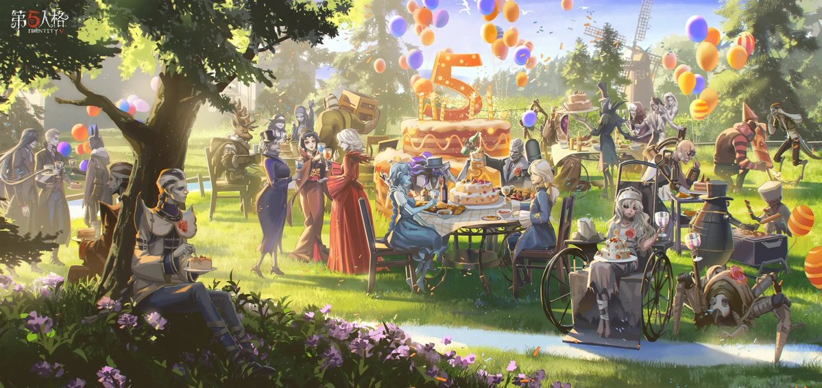 timelyithaalva's tweet photo. [ Artwork - 5th Anniversary Hunter Party ] https://t.co/tjcO7KvePe