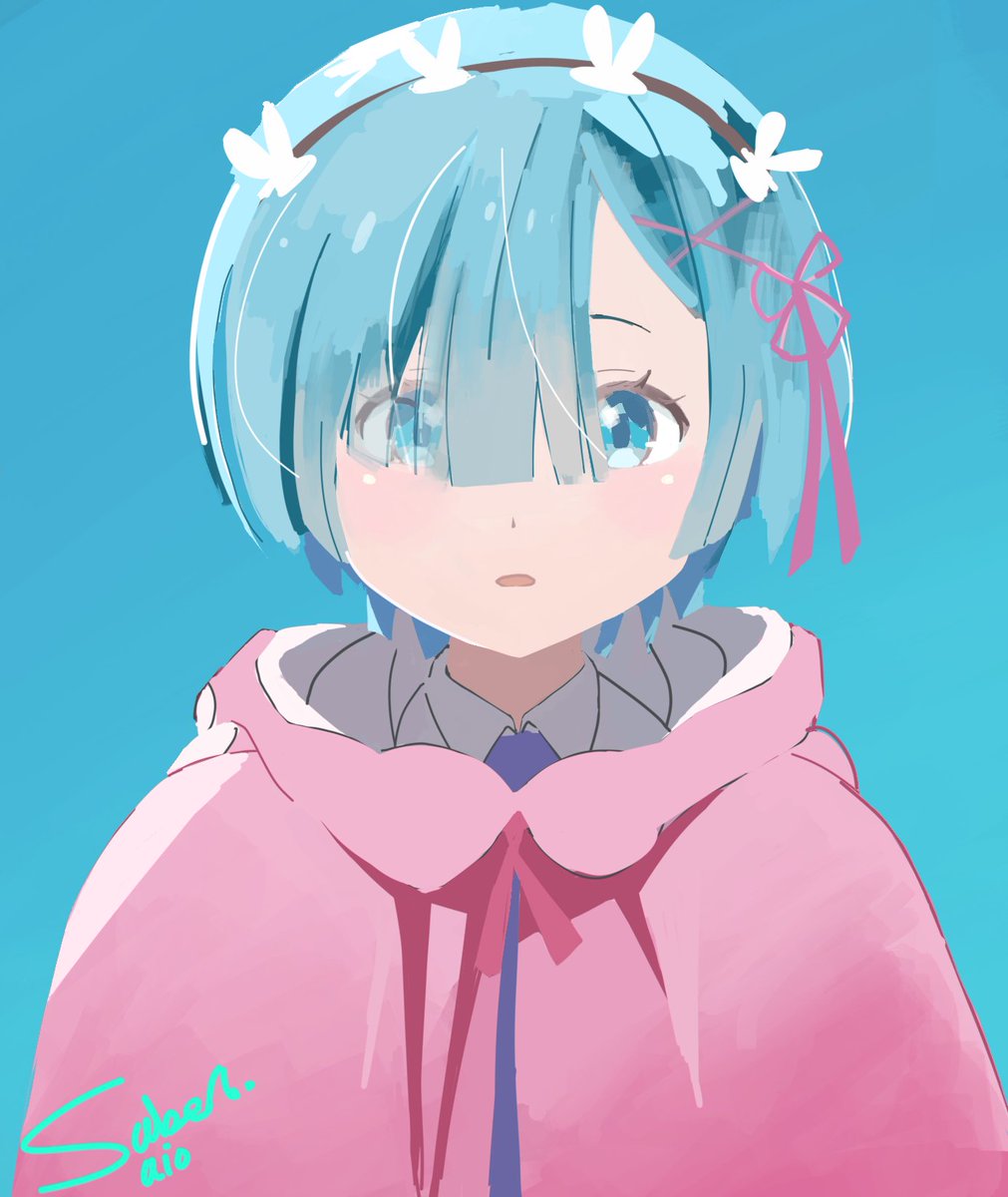 Saberaio's tweet photo. #Rem fanart 
#Rezero_official 
#Re:ゼロ https://t.co/cFzmIRvT6u