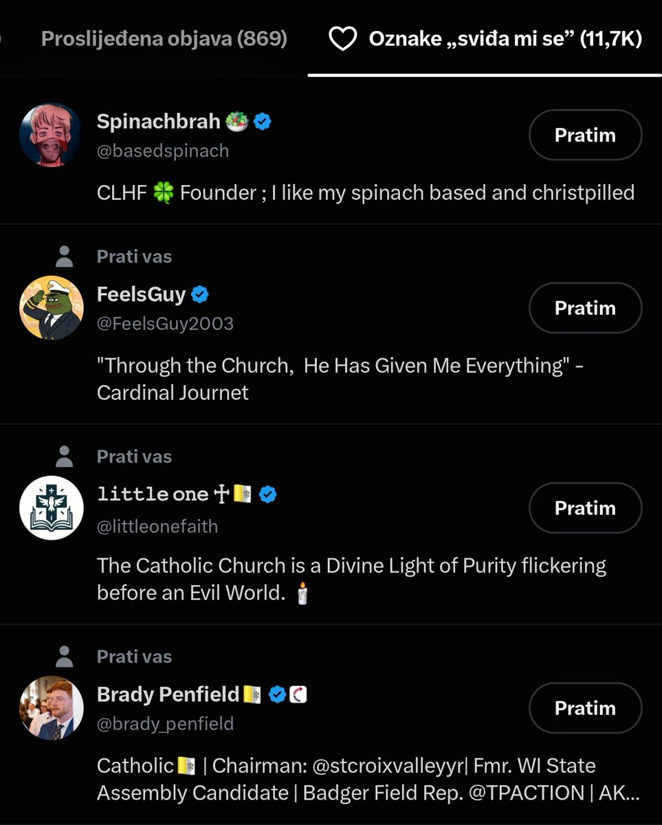 CroatGroyper_'s tweet photo. Quadruple stack of W likes https://t.co/yI2aZjNOdT