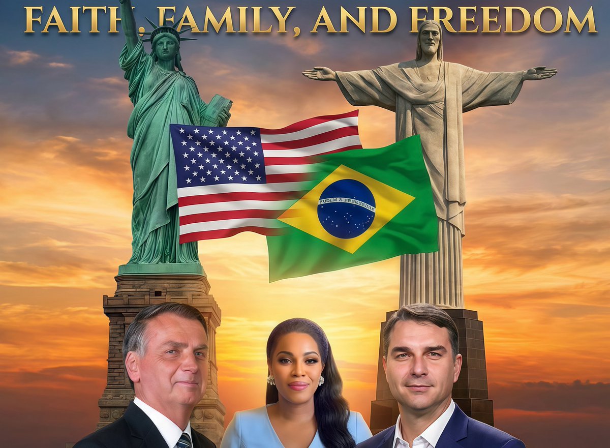 MaryMillben's tweet photo. Why is this presidential election so important in Brazil? Why is Latin America shifting to more conservative leaders? Quick answers.

Brazil is the 5th largest country in the world and a leading global exporter. Agricultural powerhouse. #1 in soybean exports. #1 coffee producer. 3rd largest civil aircraft manufacturer. #1 beef producer. 21 million tons of rare earth reserves - second to China. World’s largest tropical forest - the Amazon. Brazil is a leading member in the G20 and among the BRICS nations. What happens in Brazil affects the world - in trade and economic stability. The next Brazilian President must have an acumen that understands how the world works and executes policies that benefit both the Brazilian people and global economic stability. 

The rise of conservative leaders in Latin America is due to the three “F’s”: Faith, Family, and Freedom. For these are the foundational values for a healthy and prosperous nation. Citizens desire Godly, common sense leadership compared to extreme, morally unpredictable candidates. Citizens in Latin America are tired of unrest and lawlessness, poverty, the assault on traditional family values, and economic stagnation. Citizens are looking to conservative leaning leaders because they have proven to be stronger in reversing the course of lawlessness, poverty, crime, and economic inequality through restoring the three “F’s” - FAITH in God, FAMILIES strong in number and national contribution, and FREEDOM scaled spiritually and economically. 

These are the facts and this is why @FlavioBolsonaro and @NandaBolsonaro are the best leaders for Brazil. On day one, Flavio will restore Brazil back as a Nation under God, uphold religious freedom, initiate policies that support strong families, parental rights, and protection of children, and he will bring greater prosperity to you, the great people of Brazil, through best free market practices and economic opportunity for you, your children, your grandchildren, and generations to come. 

Let’s get Flavio elected, Brazil! A win for #FlavioBolsonaro is a win for Brazil, America, Latin America, and the world! And redemptively, for beloved President @jairbolsonaro. 🇧🇷 I am praying for you, #Brazil! 🇺🇸✝️🙏🏾