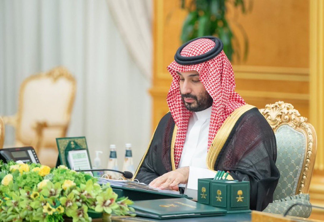 ak2024_'s tweet photo. سمو سيدي  #ولي_العهد الأمير #محمد_بن_سلمان 
يرأس جلسة #مجلس_الوزراء
حفظ الله سمو سيدي #ولي_العهد الأمير #محمد_بن_سلمان ورعاه وسدد خطاه 🤲🤲
@AzizbagBag 
💚🇸🇦💚🌹 https://t.co/r4mfTUKeNL