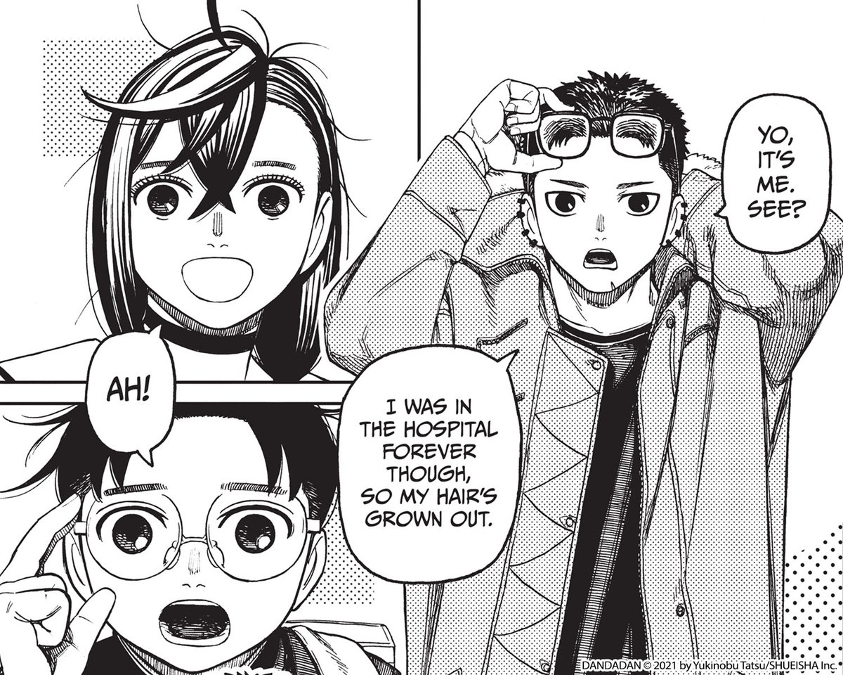 VIZMedia's tweet photo. Don’t feel bad for this guy… (via Dandadan, Vol. 21) https://t.co/dMdwhEQkdE