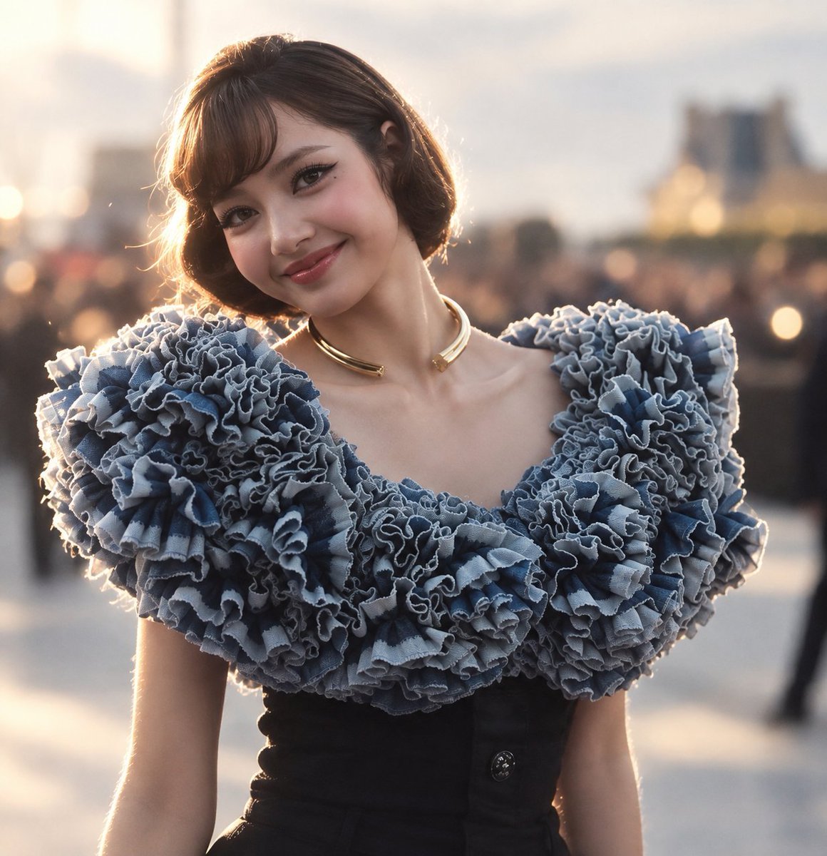 Itsmeyada's tweet photo. สวยมากจังอ่ะคับทั้งภาพนิ่ง ทั้งคลิป ก็คือทุกมุมเว่อ~
QUEEN LISA At THE LV FASHION SHOW 😍😍

LISA LOUIS VUITTON SS27
#LISAxLVSS27
#LISAxLouisVuitton https://t.co/zbxya4N1Od