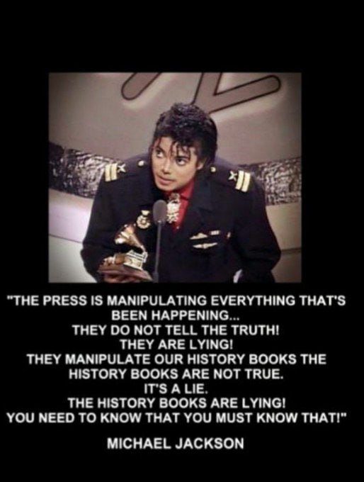 JohnFkennedy321's tweet photo. Michael Jackson was trying to tell us but it fell on deaf ears. 🍿🐸🇺🇸 SHARE! https://t.co/hjlJ9SLTMC