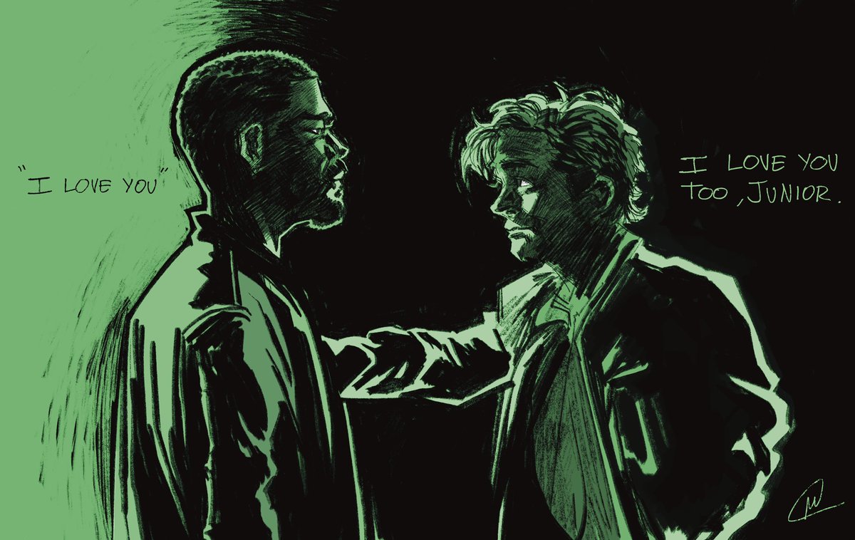 max_simon123's tweet photo. i love you too, junior. #lanterns #greenlantern #haljordan #johnstewart @DCOfficial https://t.co/W8LVOnJcQG