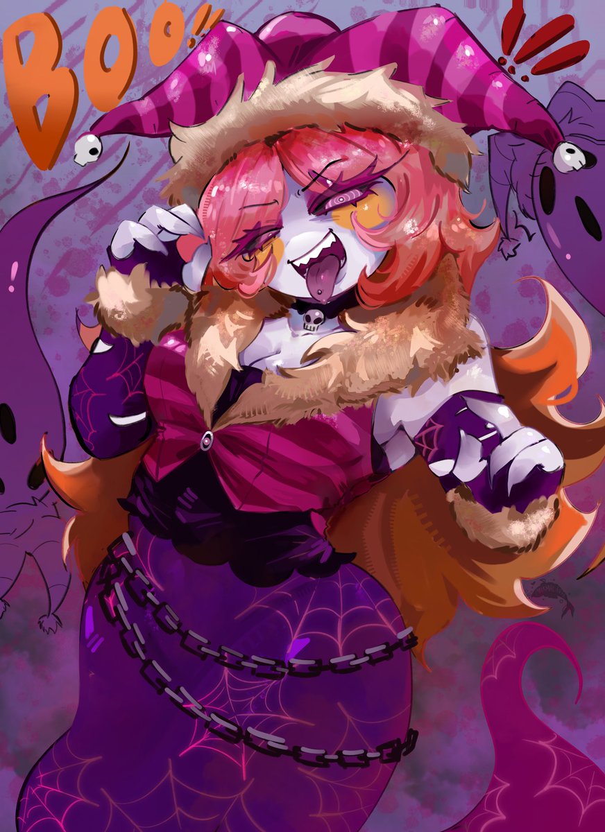 Marmalad3e's tweet photo. BOO!!!! 👻 🙀

#dandysworld #connie https://t.co/KXUOSEjIHI
