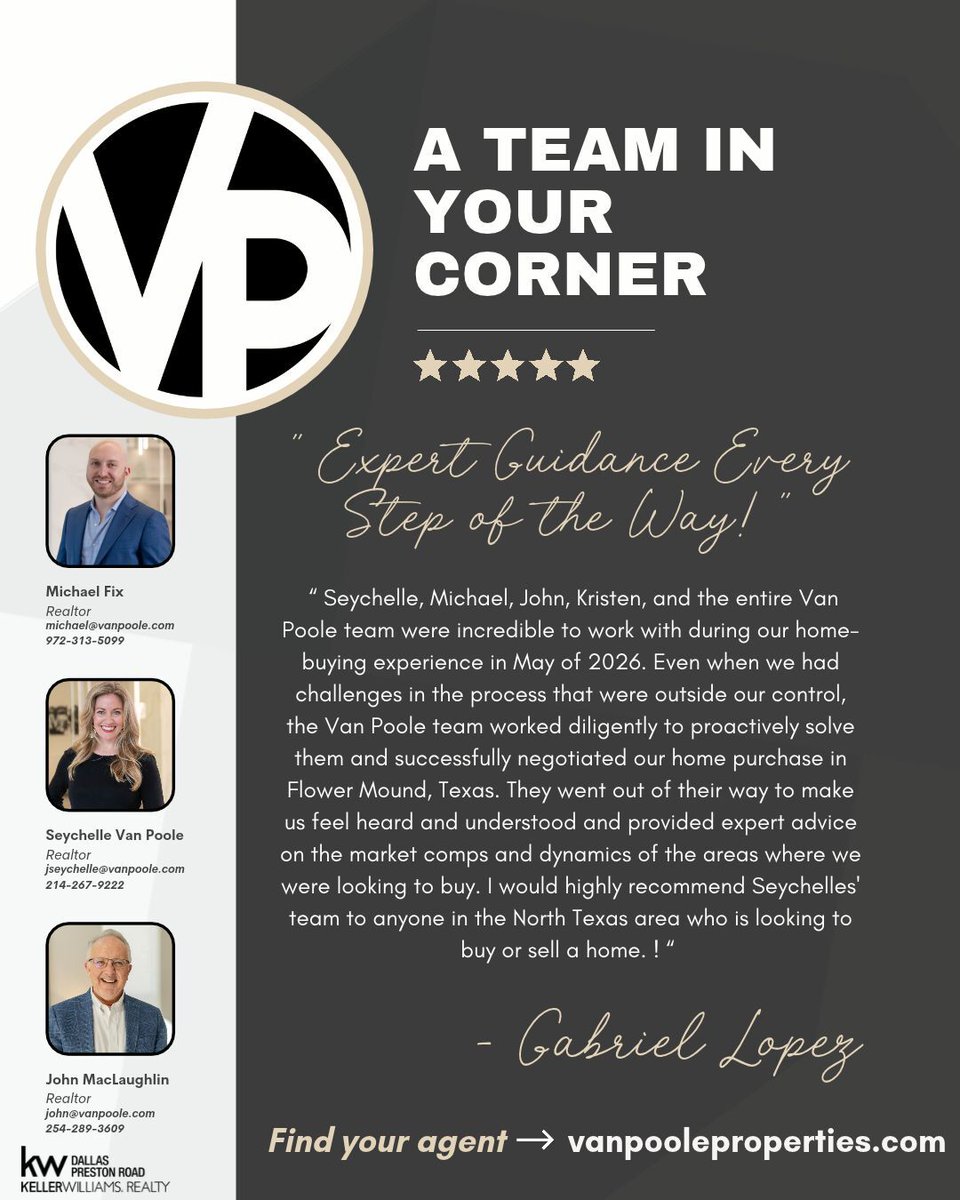 vpproperties's tweet photo. π‘ Another happy homebuyer! Expert guidance, smooth transactions, and happy endings. β¨
Need a real estate team that truly cares? Visit https://t.co/uKhqSsQyYr or call 214-267-9222.
#VanPooleProperties #ExceptionalService #HappyClients #HomeSelling #HomeBuying https://t.co/3NlIiEgfm7