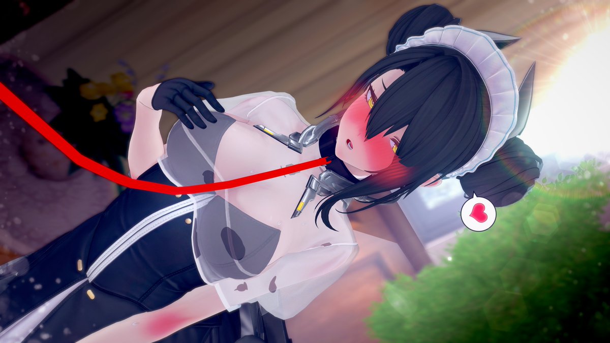 ElectriBonumba2's tweet photo. Walking the onaho- I mean the maid https://t.co/6JUtOLV1iB