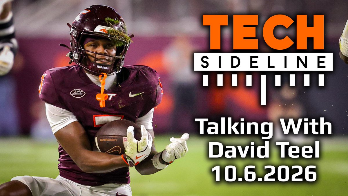 TechSideline's tweet photo. Talking With Teel: Virginia Tech Falls To Pitt, Hokies' Season Outlook

What went wrong in the #Hokies' loss to the Panthers? How do they rebound at Cal? We discuss that and more on this episode. (60 mins)
https://t.co/CTPSl8brqu https://t.co/MmL9YiBjzJ